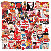 MUYA 50Pcs SLAM DUNK ญี่ปุ่นสติกเกอร์ลายอะนิเมะกันน้ำบาสเกตบอลชายสติกเกอร์ไวนิลสำหรับแล็ปท็อปน้ำขวด