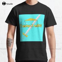 Terry Davis Templeos Logo Classic T Shirt Templeos Fashion Creative Leisure Funny T Shirts Fashion Tshirt Summer New XS-6XL