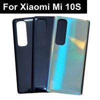 6.67 "สำหรับ Xiaomi Mi 10วินาทีฝาหลังปิดโทรศัพท์ด้านหลัง Mi10s ที่อยู่อาศัยด้านหลังประตูแก้วแทนที่สำหรับฝาหลังปิดโทรศัพท์ Xiaomi Mi 10วินาที