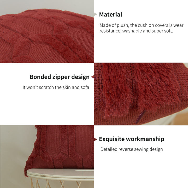 2pcs-dustproof-practical-washable-reusable-zipper-closure-home-hotel-furniture-protection-solid-color-replacement-soft-plush-sofa-decor-winter-living-room-cushion-cover