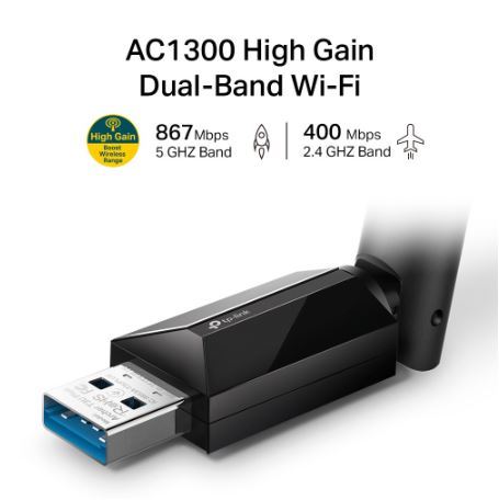 tp-link-archer-t3u-plus-ac1300-high-gain-wireless-dual-band-usb-adapter-ตัวรับสัญญาณ-wifi-high-gain-wireless-ผ่านคอมและโน้ตบุค