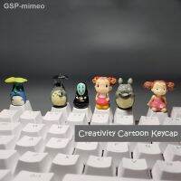 ◆❧Mimeo หมวกกุญแจรถรุ่น Critividade Keycap Jogo Teclado Mecânico Personalidade Anime Modelagem Keycaps Para Meu Vizinho TOTORO