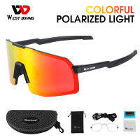 WEST BIKING Polarized แว่นกันแดดชายโพลาไรซ์สำหรับกีฬากลางแจ้งจักรยานแว่นตาผู้ชายผู้หญิง UV400 MTB จักรยานเสือหมอบแว่นตานิรภัย แว่นกันแดด แท้