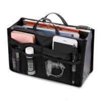 FN946N Outdoor Car Zipper Storage Tote Indoor Make Up Organizer Insert Bag for Portable Travel Pack Large Liner Lady Cosmetics