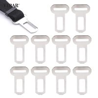 ♤ 10pcs Pet Seat Belt Buckle Pet Dog Cat Car Seat Belt Safety Attachment Buckle Vehicle Seatbelt Harness Buckle Metal