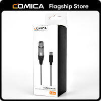 สายไมโครโฟน USB,Comica CVM-XLR-UC XLR ตัวเมียเป็น USB C Mic Link Converter Cable, Plug And Play อะแดปเตอร์เสียงสำหรับ Samsung Huawei Google USB Type C อุปกรณ์,ไมโครโฟนหรือการบันทึก (19.7FT)