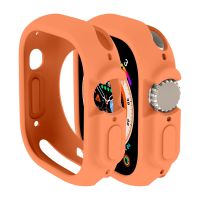 Soft Silicone Case for Apple Watch Ultra 49mm All-Round Shockproof TPU Protective Cover Bumper Scratch-Resistant Protective case