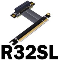 PCIe3.0ตัวขยาย X8 X4สำหรับสาย PCI Express R32SF อะแดปเตอร์ SL SR สำหรับอุตสาหกรรมการ์ดเครือข่าย Gigabit SSD PCI 3.0 X4ต่อ X16