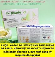 COMBO 2 Hộp - 60 Gạc rơ lưỡi vệ sinh răng miệng an toàn cho Bé