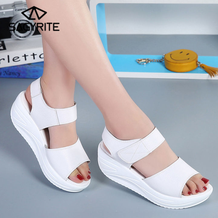 Women Sandals for Women Wedges Platform Shoes Casual Shoes 5.5 CM ...