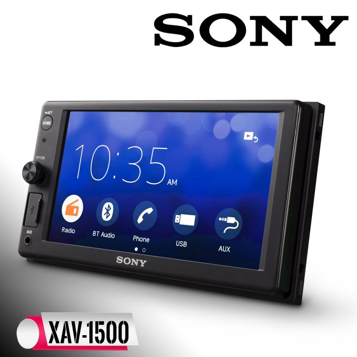 จอติดรถยนต์-จอ-2din-sony-รุ่นxav-1500-เครื่องเสียงรถยนต์-ขนาด-6-2นิ้ว-weblink-cast-มีบลูทูธ-วิทยุติดรถ-กำลังขับ-55wx4-พร้อมฟังค์ชั่น-extra-bass-และ-eq-10-band