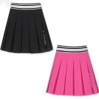 ✟♙✆ Korean golf women 39;s short skirt fashion solid color high waist pleated skirt anti light short skirt including waist bag