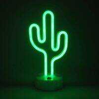 Cactus Neon Sign USB or 3AA Battery Neon Lights Neon Led Fairy For Home Christmas Wedding Bar Decoration Neon Lights Sign Decor