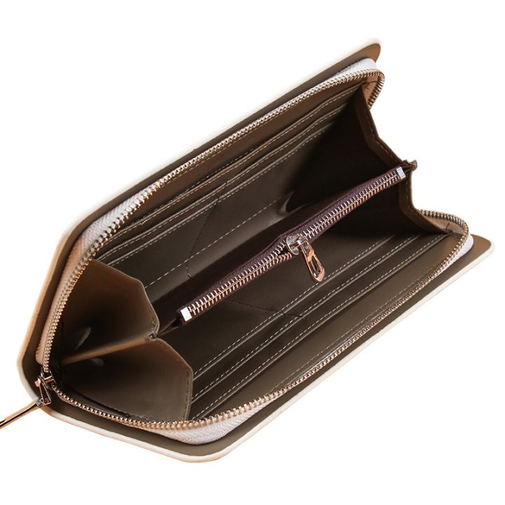 layor-wallet-กระเป๋าสตางค์ขนาดใหญ่กระเป๋าสตางค์หนังยาว2020ผู้ชายแฟชั่น-กระเป๋ากระเป๋าคลัตช์ทรงยาวลำลองสีทึบกระเป๋าใส่เหรียญกระเป๋าเก็บบัตร5สี