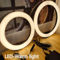 ไฟแต่งหน้า ปรับโทนไฟได้ LED Ring Light แหวนไฟ 360°หมุนได้ แบบชาร์จไฟได้ ปรับแสงไฟได้