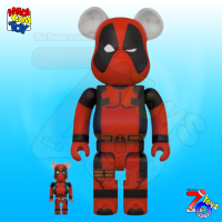 (ของแท้) Bearbrick Deadpool 400+100% แบร์บริค Medicom Toy ของใหม่ มือ 1