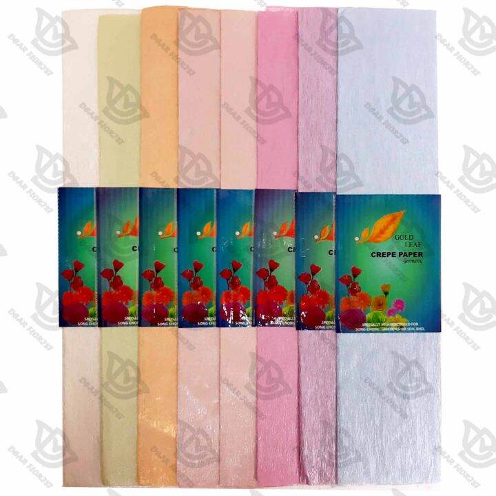 (11.11 & 12.12)[Paper Craft] Gold Leaf Crepe Paper Shining / Crepe