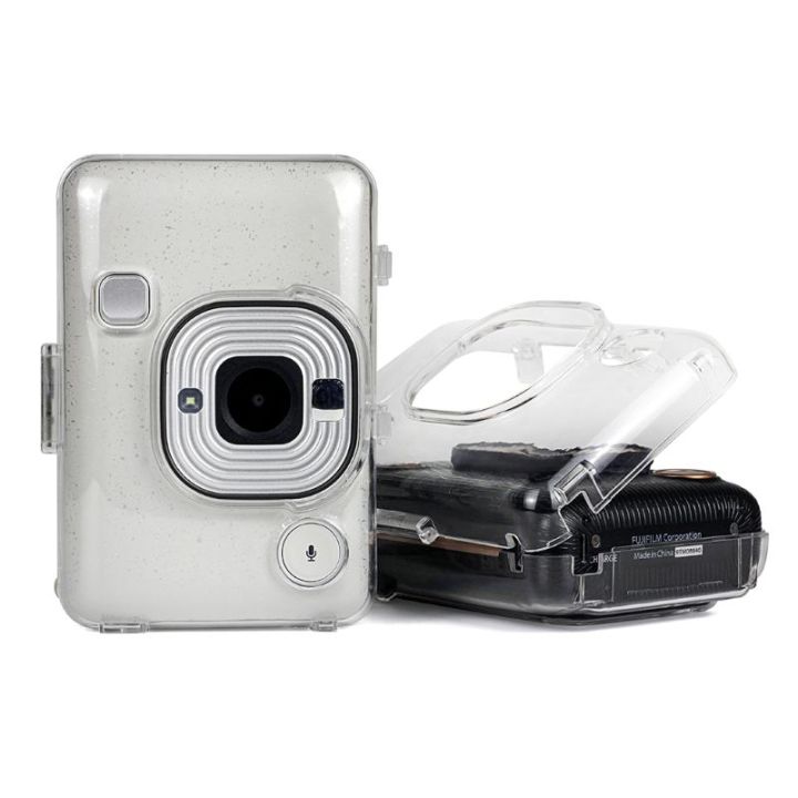 กระเป๋ากล้องฝาครอบเคสป้องกันพีวีซีคริสตัลใสสำหรับอุปกรณ์เสริมกล้องถ่ายรูปเครื่องเล่นขนาดเล็ก-fujifilm