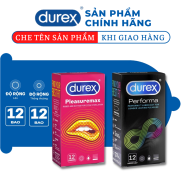 Mua 1 tặng 1 Bao cao su co gai Durex Pleasuremax + Durex Performa kéo dài