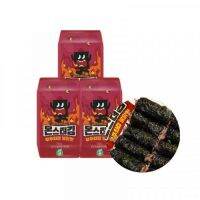 สาหร่ายทะเลปรุงรส รสไก่เผ็ดเกาหลี monster gim spicy chicken (3ซอง/pack,18g)