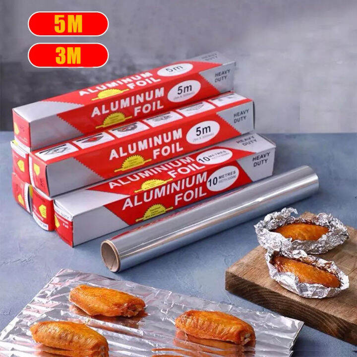 Quality tin foil food grade aluminum foil barbecue cooking barbecue tin