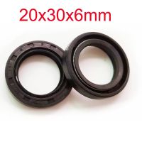 2PCS TC 20*30*6MM Oil Seal Nitrile NBR Shaft Gasket Radial ET950 ET650 TG950 Gasoline Generator Crankshaft Bearings Seals