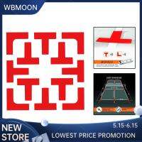 WBMOON อุปกรณ์ตกแต่งสนามสนามเทนนิสขนาดเล็กสำหรับกลางแจ้งที่พันข้อศอกสำหรับเทนนิสการฝึกซ้อมกีฬา