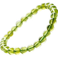 ของแท้ไม่มีย้อม Olivine หินสร้อยข้อมือเดิมล้างสีเหลืองสีเขียว Peridot Preciosas อัญมณีสิงหาคมวันเกิดพลอย