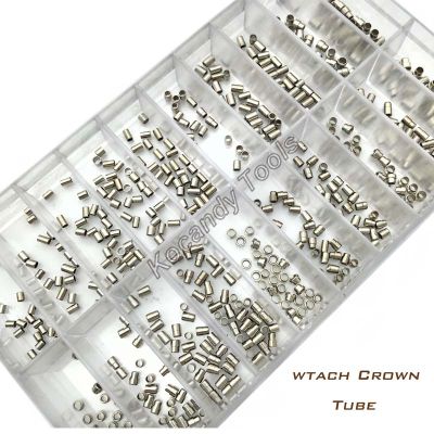 Watch Parts Stainless Steel Watch Crown Tubes s Mixed Sizes for Waterproof Crown As Watchmakers Repair Tool
