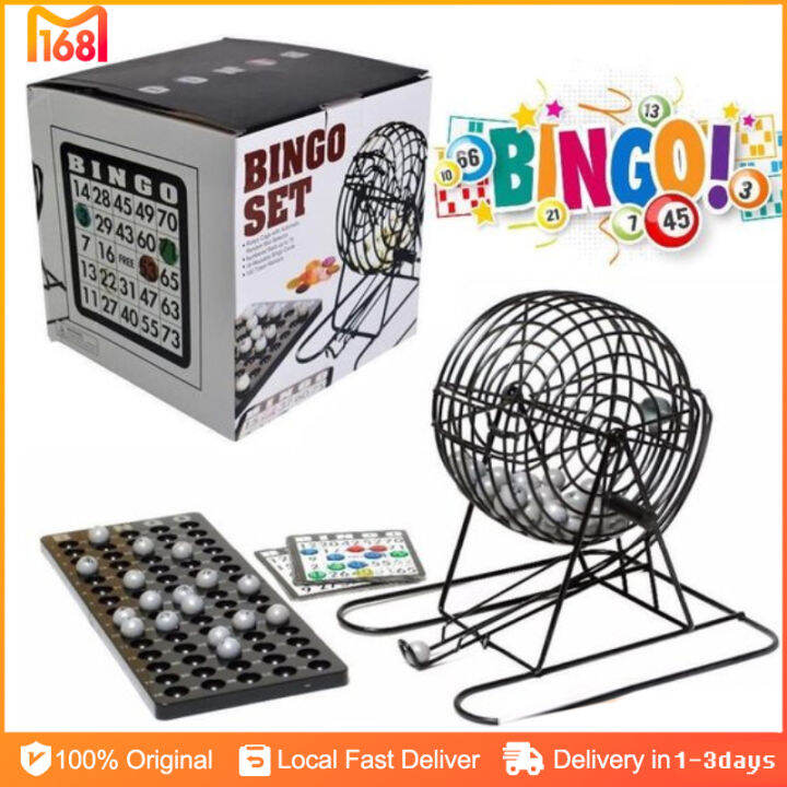 168city Family Bingo Game Machine Deluxe Bingo Game Set Family 