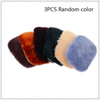 3pcs Shoe Gloves Shoe Care Brush Shoes Cleaner Soft Plush Random Color Polished Gloves Wipe Shoes Handbag Brushes Leather Care Shoes Accessories