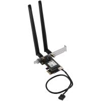 AX210NGW WiFi Card WiFi 6E Dual Band 2.4G/5G Wireless Card Adapter AX210 BT5.2 2400Mbps PCIE Adapter with 2X8DB Antenna