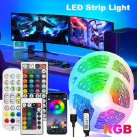 ◐ LED Strip Light for Room and RGB 5050 LED Strip Tape 24keys 44keys Bluetooth APP Control Home Decor TV backlight Ambient Light