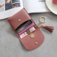 Sweet Lady Card Wallet Mini Tassel Credit Card Holder for Student Women Small Money Coins Pouch Cute Bank Cards Change Bags Card Holders