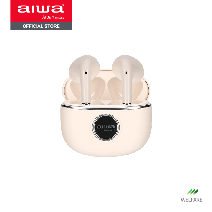 ผ่อน-0-aiwa-at-x80v-tws-bluetooth-earphones-หูฟังไร้สายแบบอินเอียร์-น้ำหนักเบา-กันน้ำระดับ-ipx5