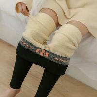 Winter Thicken Lambswool Letters Leggings Women Casual Outdoor Warm oversize Stretch Pants Elastic High Waist workout leggings