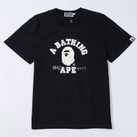 เสื้อยืด พิมพ์ลาย Bape Designer สไตล์ฮิปฮอป สําหรับผู้ชาย 3956