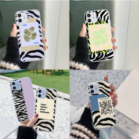 Z-201 Zebra pattern อ่อนนุ่ม TPU เคสโทรศัพท์ หรับ Samsung Galaxy Note S20 A50 20 A30S A20S A30 A20 S10E Ultra A70S FE S10 A50S A70 S21 Lite Plus โปร่งใส ปก