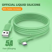 Suhach สีของเหลว5A USB ชนิด C สายสำหรับซัมซุงชาร์จ USB แบบรวดเร็วชนิด C ที่ชาร์จชนิด C สายสำหรับข้อมูลสายชาร์จ Redmi Note 8 Pro USB C