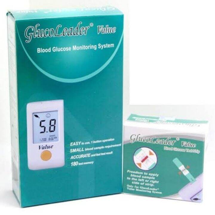 Boutique GlucoLeader Value Blood Glucose Meter w/ Glucose Test Strip
