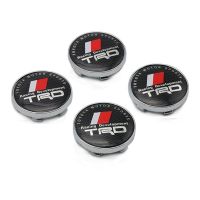 Style car 4Pcs/set 60mm Car Wheel hub center Caps logo Badge Emblem ABS Rim Cover For Toyota TRD corolla rav4 c-hr yaris avensis auris highlander prius Camry tundra