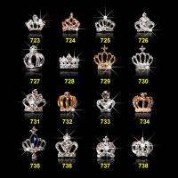 【CW】 10Pcs Alloy Rhinestones Decoration Glitters Stickers Glue on Hot Sale