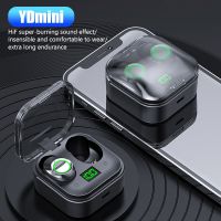 YDmini TWS True Wireless Headphones HiFi Stereo Fone Earphone Bluetooth 5.3 LED Digital Display Earbuds Sports Wireless Headset Power Points  Switches