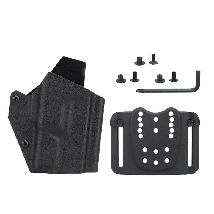 Tactical Adjustable Kydex Holster For Glock 17 19 19X 45 Belt Holsters