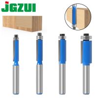 8mm Shank 1－Flush Trim Router Bit พร้อมแบริ่งสําหรับไม้รูปแบบแม่แบบบิตทังสเตนคาร์ไบด์มิลลิ่งคัตเตอร์สําหรับไม้