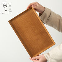 Spot parcel post Tea Tray Bamboo Handmade Bamboo Teapot Tea Cup Tray Put Cup R Japanese Style Kung Fu Tea Set Storage Tray Tea Table