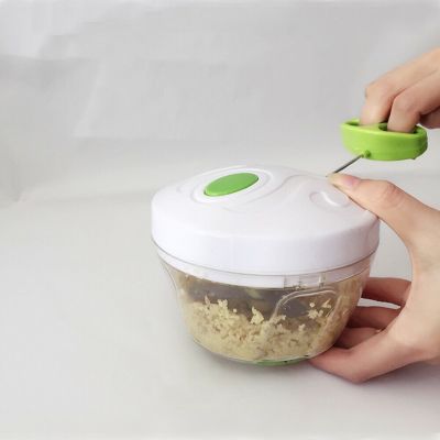 โถปั่นมือดึง เครื่องบดปั่นมือดึง เครื่องสับผักและผลไม้ Pull Food Chopper