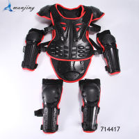 Full Body Armor Children Racing Cycling MTB Motocross Protect Vest armour Chest Spine Guard Baby Knee Elbow armor Latka