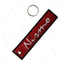 รถยนต์ NISMO Logo Keytag-อุปกรณ์เสริมสไตล์ JDM สำหรับกุญแจ,บัตรประชาชนและป้าย-เข้ากันได้กับรุ่นยอดนิยม: GT-R, 370Z, Juke-เหมาะสำหรับรถยนต์ SUV