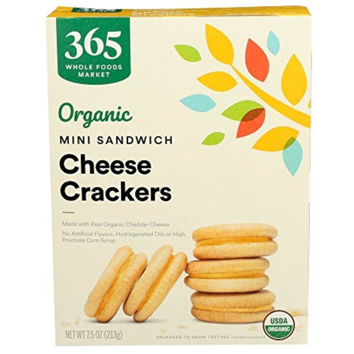 365 Organic Mini Sandwich Cheese Crackers (213g) Lazada PH